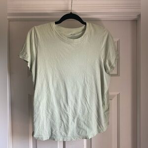 Madewell 100% Cotton Green Crewneck Tshirt